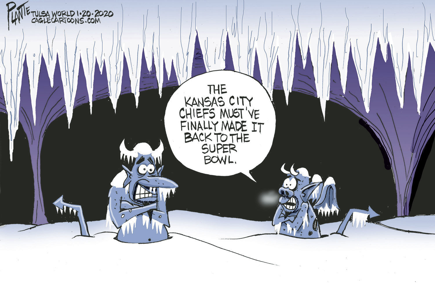 Bruce Plante Cartoon: Kansas City Chiefs!